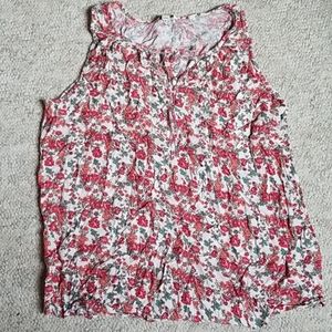 Sonoma flower print tank top